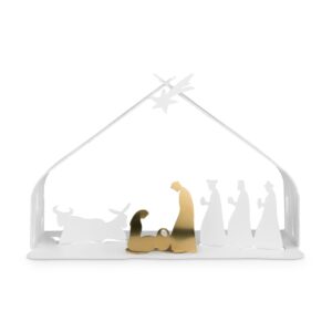 Alessi Bark Crib Kerststal Wit