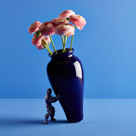 Jasmin Djerzic My Superhero Vaas Blauw - Afbeelding 3