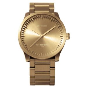 LEFF Amsterdam Tube Watch Goud Staal S42 Horloge