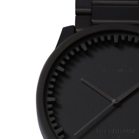 LEFF Amsterdam Tube Watch Zwart Staal S42 Horloge - Afbeelding 3