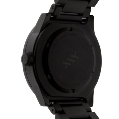 LEFF Amsterdam Tube Watch Zwart Staal S42 Horloge - Afbeelding 4