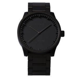 LEFF Amsterdam Tube Watch Zwart Staal S42 Horloge