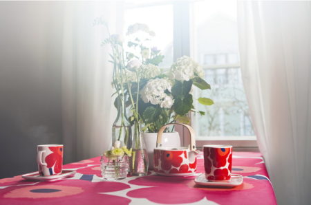 Marimekko Oiva Unikko Theepot 7dl Rood - Afbeelding 4