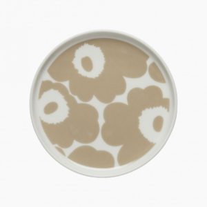 Marimekko Oiva Unikko bord 13,5 cm Beige