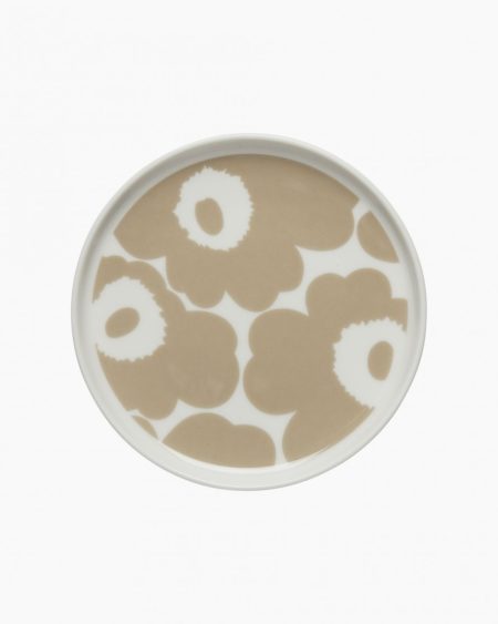 Marimekko Oiva Unikko bord 13,5 cm Beige