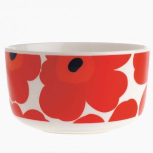 Marimekko Oiva Unikko Schaal 5dl Rood