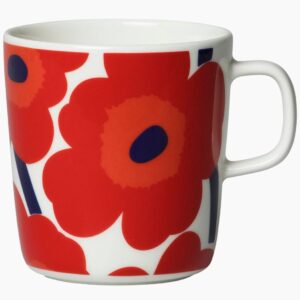 Marimekko Oiva Unikko Beker 4dl Rood