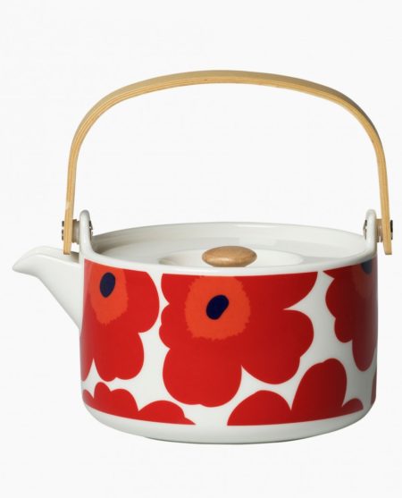 Marimekko Oiva Unikko Theepot 7dl Rood