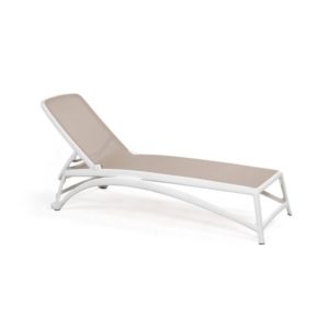NARDI LIGBED ATLANTICO WIT/TAUPE