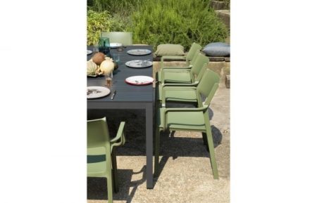 NARDI TRILL TUINSTOEL MET ARMLEUNING GRIJS - Afbeelding 9
