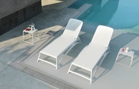 NARDI LIGBED ATLANTICO TAUPE/WIT - Afbeelding 10