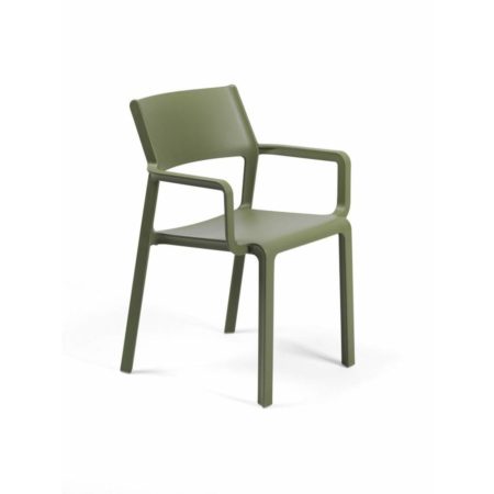 NARDI TRILL TUINSTOEL MET ARMLEUNING AGAVE GROEN - Afbeelding 2