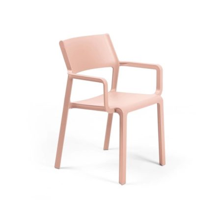 NARDI TRILL TUINSTOEL MET ARMLEUNING ROZE - Afbeelding 2