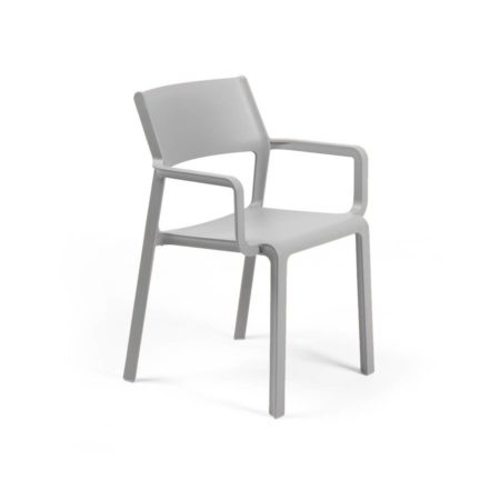 NARDI TRILL TUINSTOEL MET ARMLEUNING GRIJS - Afbeelding 2