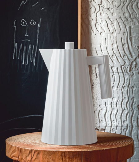 ALESSI PLISSÉ WATERKOKER WIT 1,7 L - Afbeelding 3