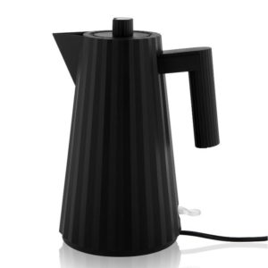 Alessi Plissé Waterkoker Zwart 1,7 L