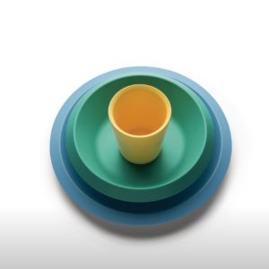 ALESSI GIRO KIDS KINDERSERVIES 3-DLG BLAUW
