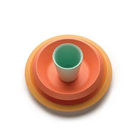 ALESSI GIRO KIDS KINDERSERVIES 3-DLG ORANJE