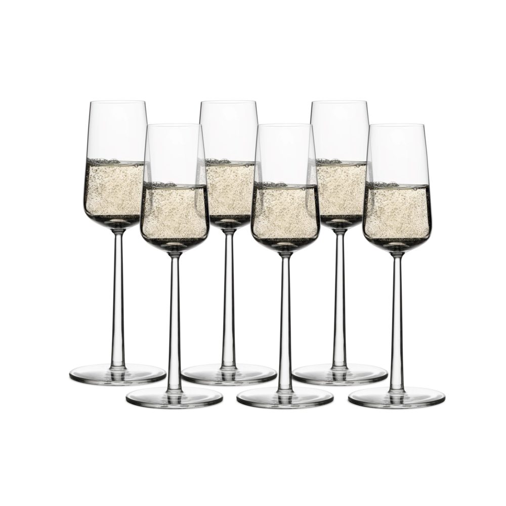 Elk jaar Edelsteen Zeeziekte IITTALA ESSENCE CHAMPAGNEGLAS 6 STUKS AANBIEDING - Designwinkel Eric  Steenbergen