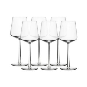 IITTALA ESSENCE ROOD WIJNGLAS 6 STUKS AANBIEDING