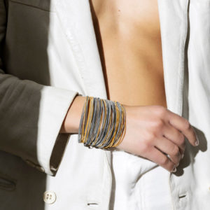 LA MOLLLA ARMBAND SEL & POIVRE OR – MAAT M