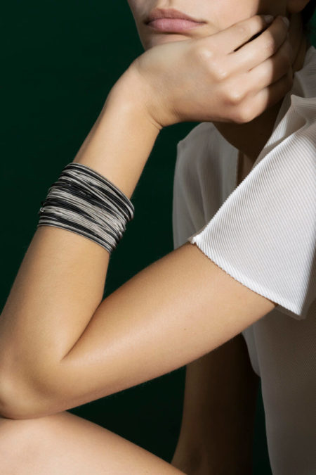 LA MOLLLA ARMBAND SEL & POIVRE BLACK – MAAT M - Afbeelding 5