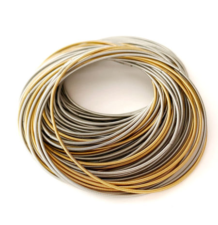 LA MOLLLA ARMBAND SEL & POIVRE OR – MAAT M - Afbeelding 2