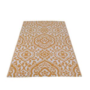 Buitenkleed Okergeel - Wit