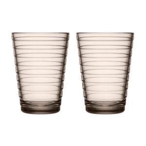 IITTALA AINO AALTO GLAS 33 CL LINNEN – 2 STUKS