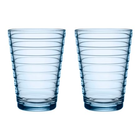 IITTALA AINO AALTO GLAS 33 CL AQUA – 2 STUKS