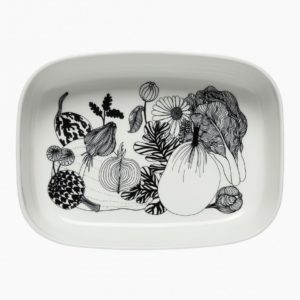 Marimekko Oiva Siirtolapuutarha Serveerschaal 20,5 x 28 cm