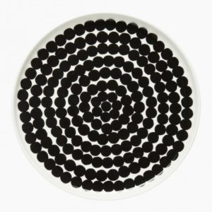 Marimekko Oiva Siirtolapuutarha Bord Met Räsymatto Motief 20 cm