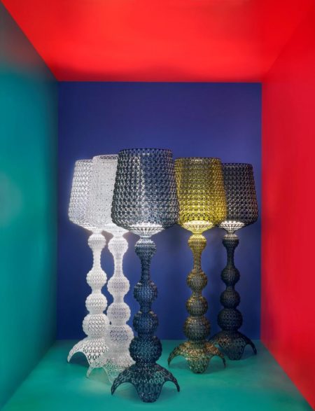 KARTELL KABUKI VLOERLAMP TRANSPARANT BLAUW - Afbeelding 3