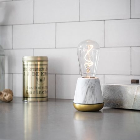 HUMBLE ONE TAFELLAMP WHITE MARBLE - Afbeelding 4