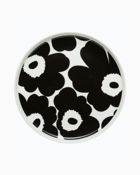 MARIMEKKO OIVA UNIKKO BORD 20CM ZWART/WIT