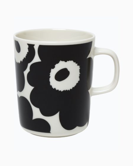MARIMEKKO OIVA UNIKKO BEKER 2,5DL ZWART/WIT