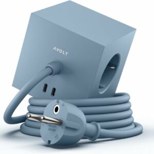 AVOLT SQUARE 1 STEKKERDOOS BLAUW