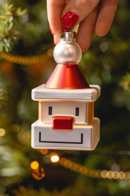 ALESSI KERSTBAL LE PALLE QUADRATE SANTA CUBE - Afbeelding 3