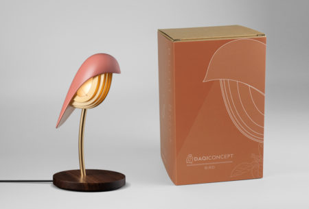 DAQI CONCEPT – BIRD LAMP PINK - Afbeelding 3