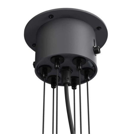 TONONE BOLT CHANDELIER 6ARM SMOKEY BLACK - Afbeelding 3