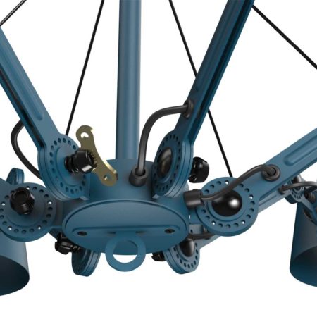 TONONE BOLT CHANDELIER 6ARM THUNDER BLUE - Afbeelding 2