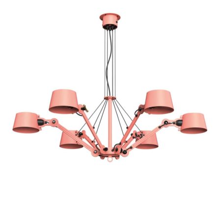 TONONE BOLT CHANDELIER 6ARM DAYBREAK ROSE