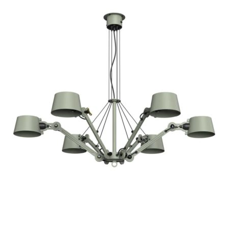 TONONE BOLT CHANDELIER 6ARM FLUX GREEN
