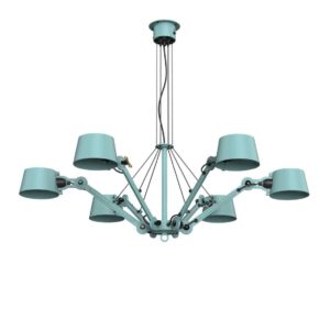 TONONE BOLT CHANDELIER 6ARM ICE BLUE