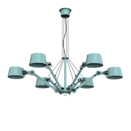 TONONE BOLT CHANDELIER 6ARM ICE BLUE