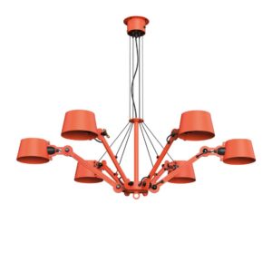 TONONE BOLT CHANDELIER 6ARM STRIKING ORANGE