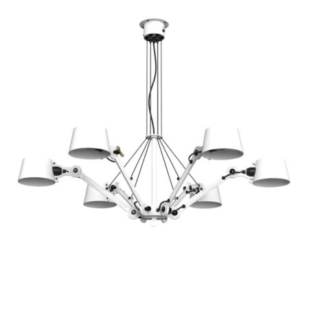TONONE BOLT CHANDELIER 6ARM PURE WHITE