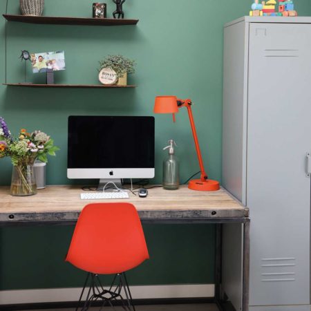 TONONE BOLT BUREAULAMP 1ARM FOOT DAYBREAK ROSE - Afbeelding 5