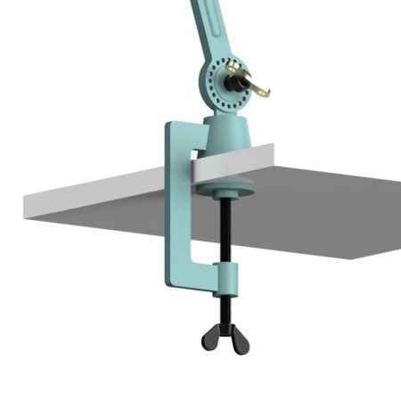 TONONE BOLT BUREAULAMP 2ARM CLAMP ICE BLUE - Afbeelding 3