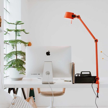 TONONE BOLT BUREAULAMP 2ARM CLAMP STRIKING ORANGE - Afbeelding 6